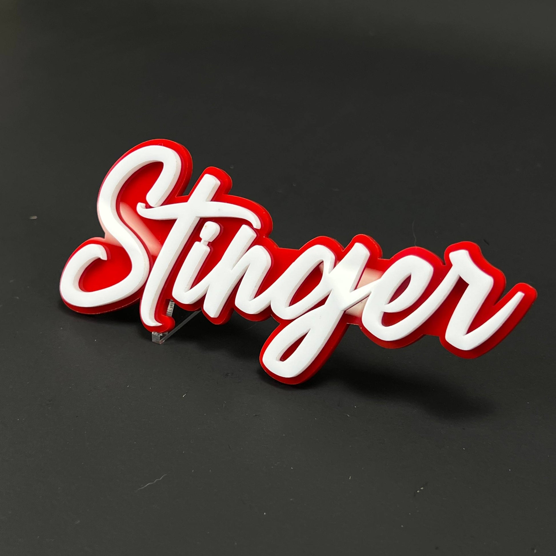 1PC Stinger 3D Acrylic Badge - Car Truck Emblem Fender Tailgate Trunk Sticker