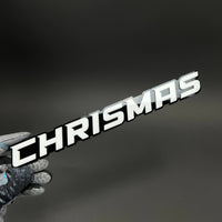 1PC CHRISMAS 3D Acrylic Badge - Car Truck Emblem Fender Tailgate Trunk Sticker