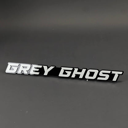 1PC GREY GHOST 3D Acrylic Badge - Car Truck Emblem Fender Tailgate Trunk Sticker