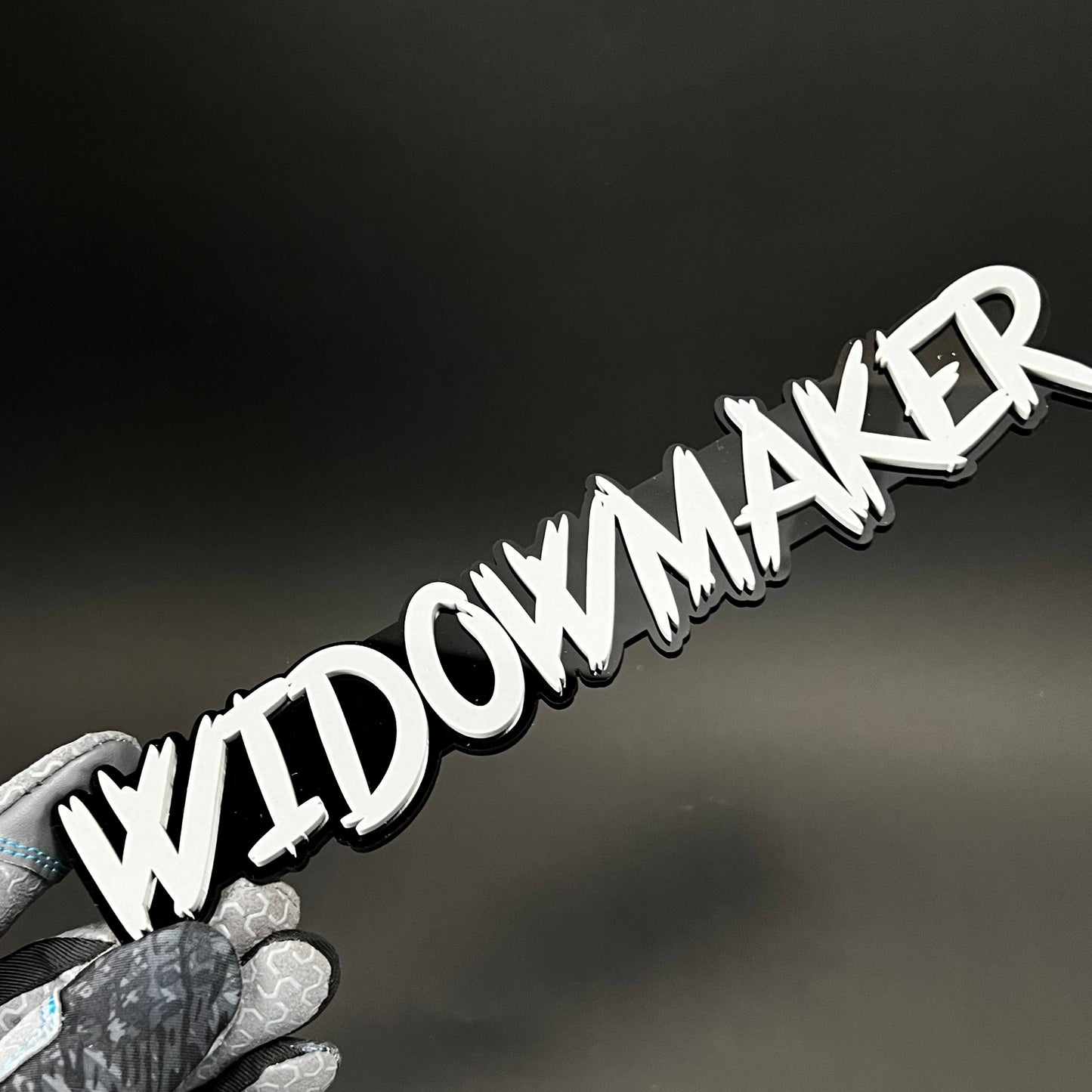 1PC WIDOWMAKER 3D Acrylic Badge - Car Truck Emblem Fender Tailgate Trunk Sticker