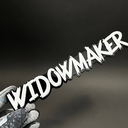 1PC WIDOWMAKER 3D Acrylic Badge - Car Truck Emblem Fender Tailgate Trunk Sticker
