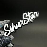 1PC SilverStar 3D Acrylic Badge - Car Truck Emblem Fender Tailgate Trunk Sticker