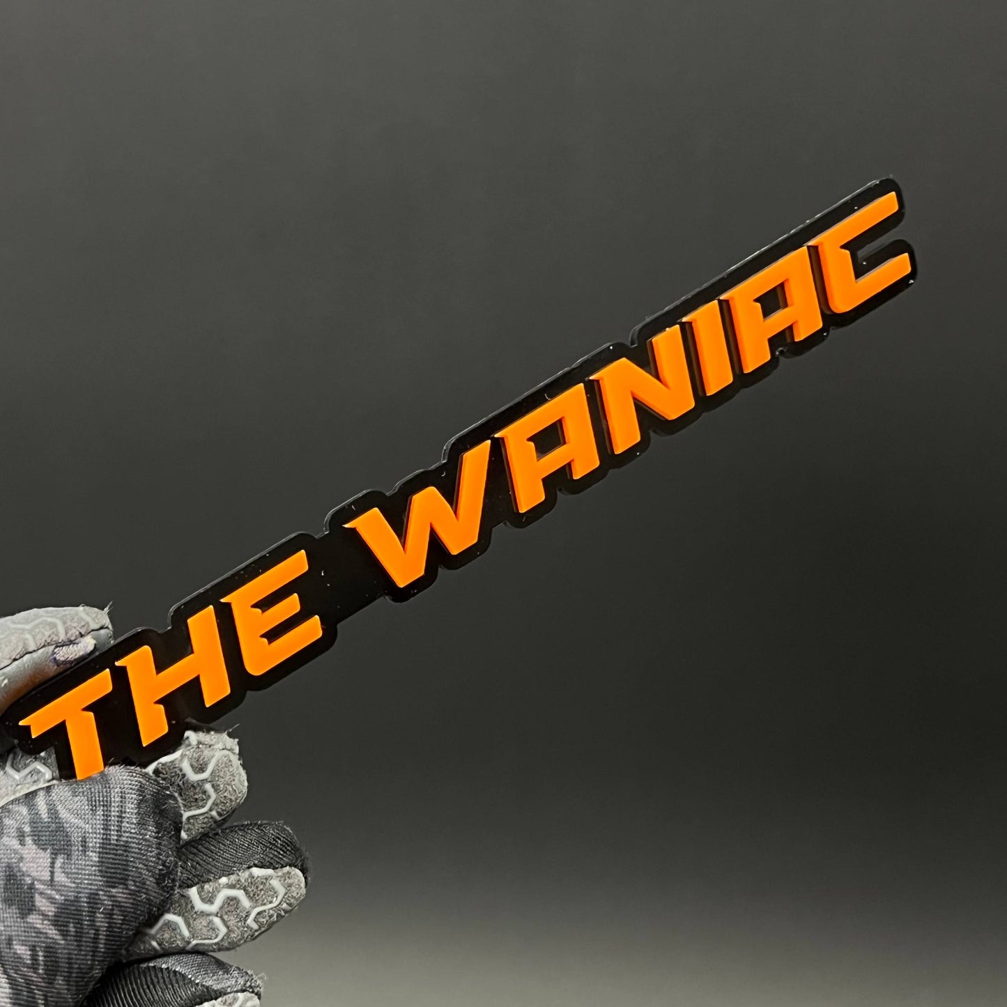 1PC THE WANIAC 3D Acrylic Badge - Car Truck Emblem Fender Tailgate Trunk Sticker