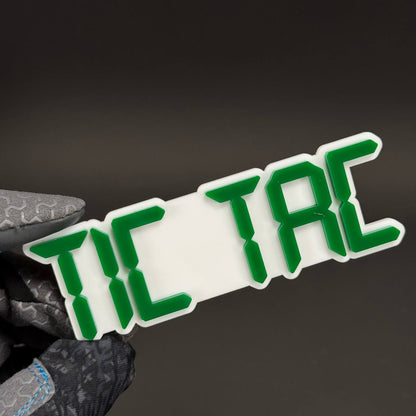 1PC TIC TAC 3D Acrylic Badge - Car Truck Emblem Fender Tailgate Trunk Sticker