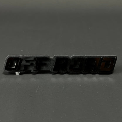 1PC OFF ROAD 3D Acrylic Badge - Car Truck Emblem Fender Tailgate Trunk Sticker