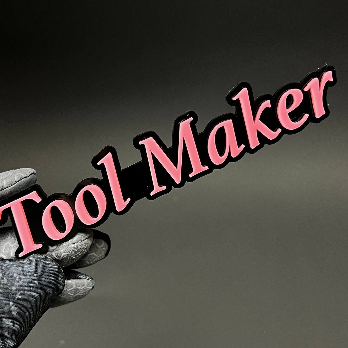 1PC Tool Maker 3D Acrylic Badge - Car Truck Emblem Fender Tailgate Trunk Sticker