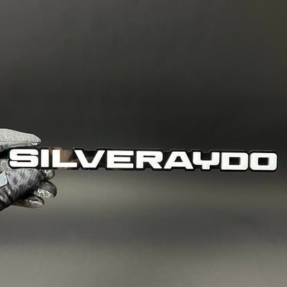 1PC SILVERAYDO 3D Acrylic Badge - Car Truck Emblem Fender Tailgate Trunk Sticker