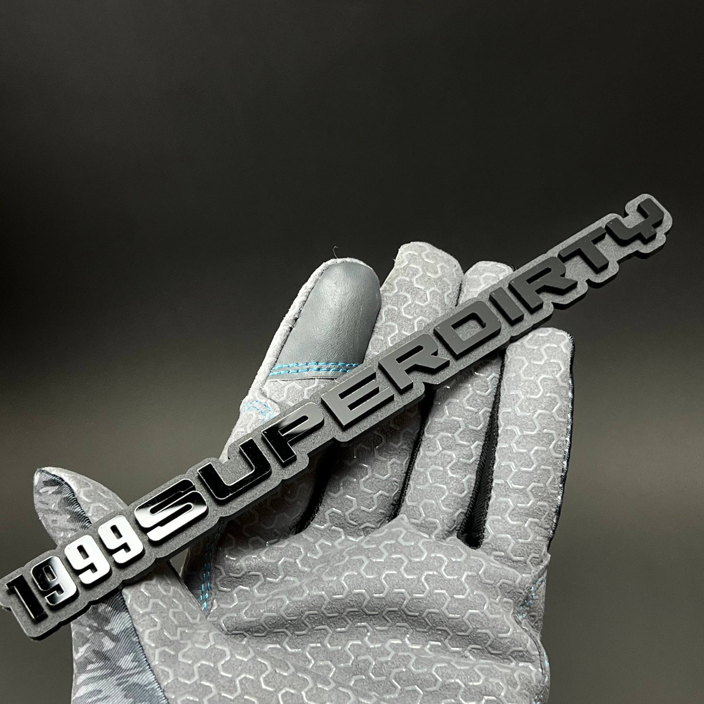 1PC 1999SUPERDIRTY 3D Acrylic Badge - Car Truck Emblem Fender Sticker