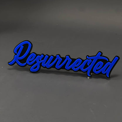 1PC Resurrected 3D Acrylic Badge - Car Truck Emblem Fender Sticker
