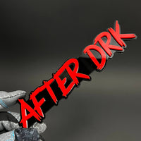 1PC AFTER DRK 3D Acrylic Badge - Car Truck Emblem Fender Tailgate Trunk Sticker