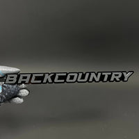 1PC BACKCOUNTRY 3D Acrylic Badge - Car Truck Emblem Fender Sticker