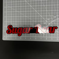 1PC Sugar Bear 3D Acrylic Badge - Car Truck Emblem Fender Tailgate Trunk Sticker