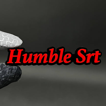 1PC Humble Srt 3D Acrylic Badge - Car Truck Emblem Fender Tailgate Trunk Sticker