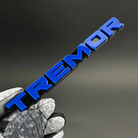 1PC TREMOR 3D Acrylic Badge - Car Truck Emblem Fender Tailgate Trunk Sticker