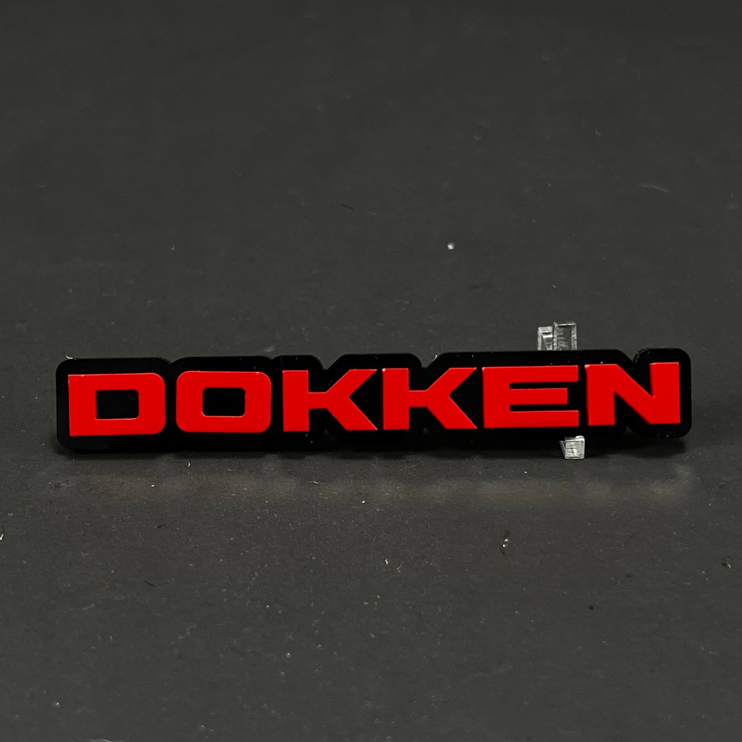 1PC Dokken 3D Acrylic Badge - Car Truck Emblem Fender Tailgate Trunk Sticker