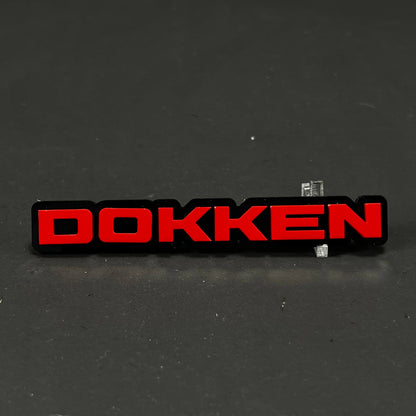 1PC Dokken 3D Acrylic Badge - Car Truck Emblem Fender Tailgate Trunk Sticker