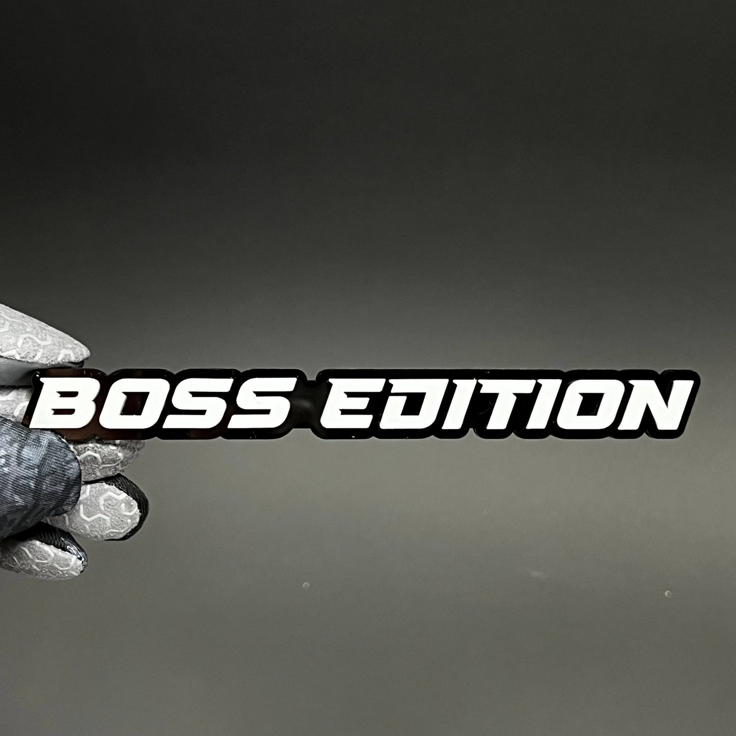 1PC BOSS EDITION 3D Acrylic Badge - Car Truck Emblem Fender Sticker