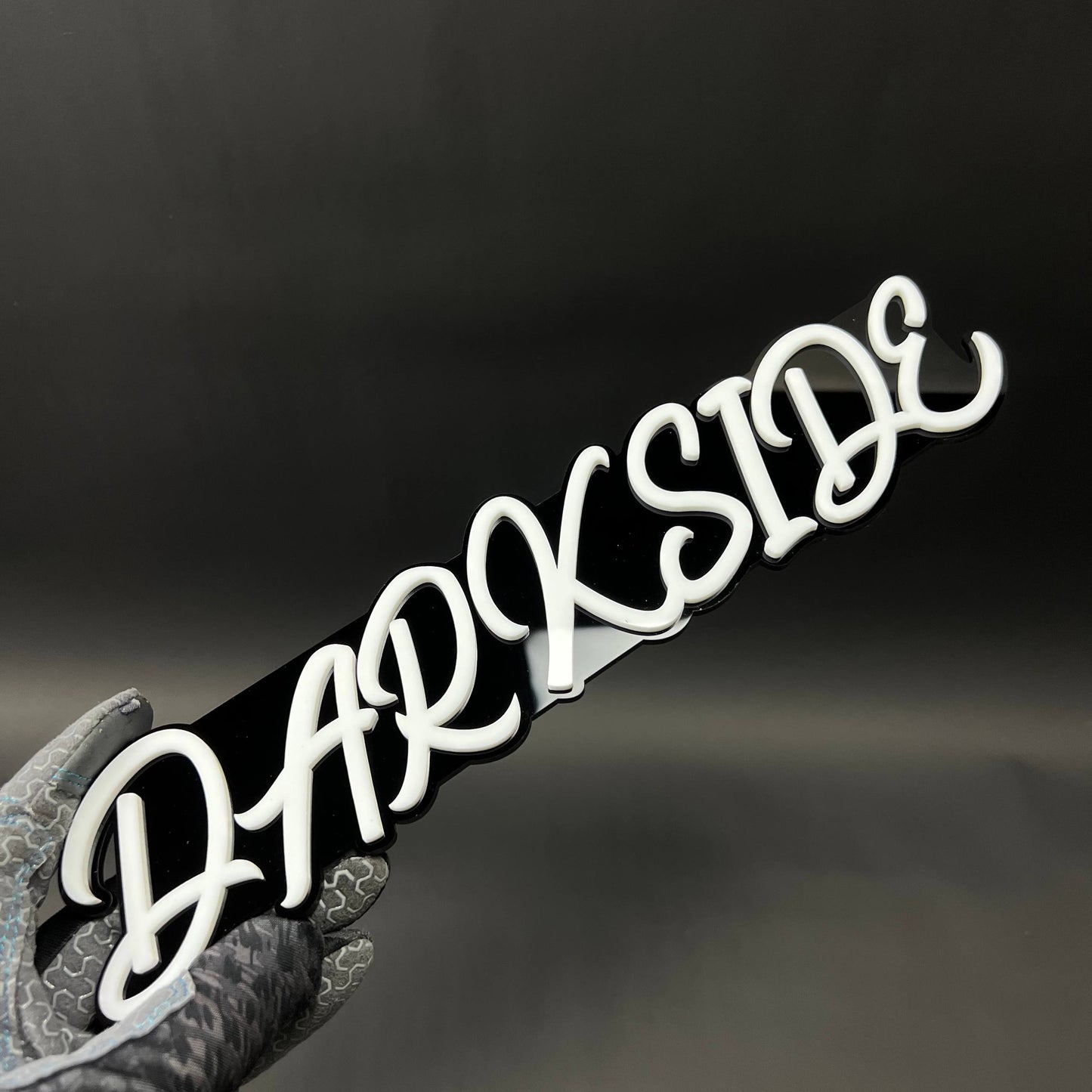1PC DARKSIDE 3D Acrylic Badge - Car Truck Emblem Fender Tailgate Trunk Sticker