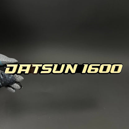 1PC DATSUN 1600 3D Acrylic Badge - Car Truck Emblem Fender Sticker