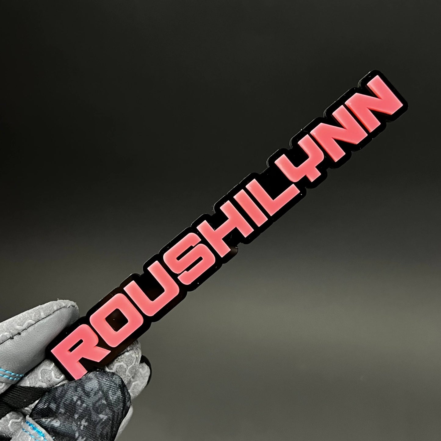 1PC ROUSHILYNN 3D Acrylic Badge - Car Truck Emblem Fender Tailgate Trunk Sticker