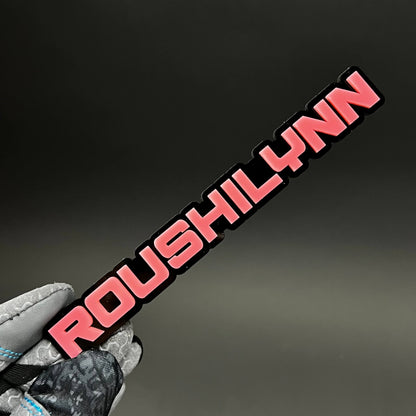 1PC ROUSHILYNN 3D Acrylic Badge - Car Truck Emblem Fender Tailgate Trunk Sticker