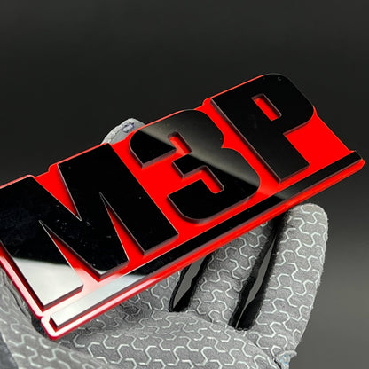 1PC M3P 3D Acrylic Badge - Car Truck Emblem Fender Tailgate Trunk Sticker