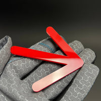 1PC Red Arrow 3D Acrylic Badge - Car Truck Emblem Fender Tailgate Trunk Sticker