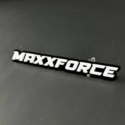 1PC MAXXFORCE 3D Acrylic Badge - Car Truck Emblem Fender Tailgate Trunk Sticker