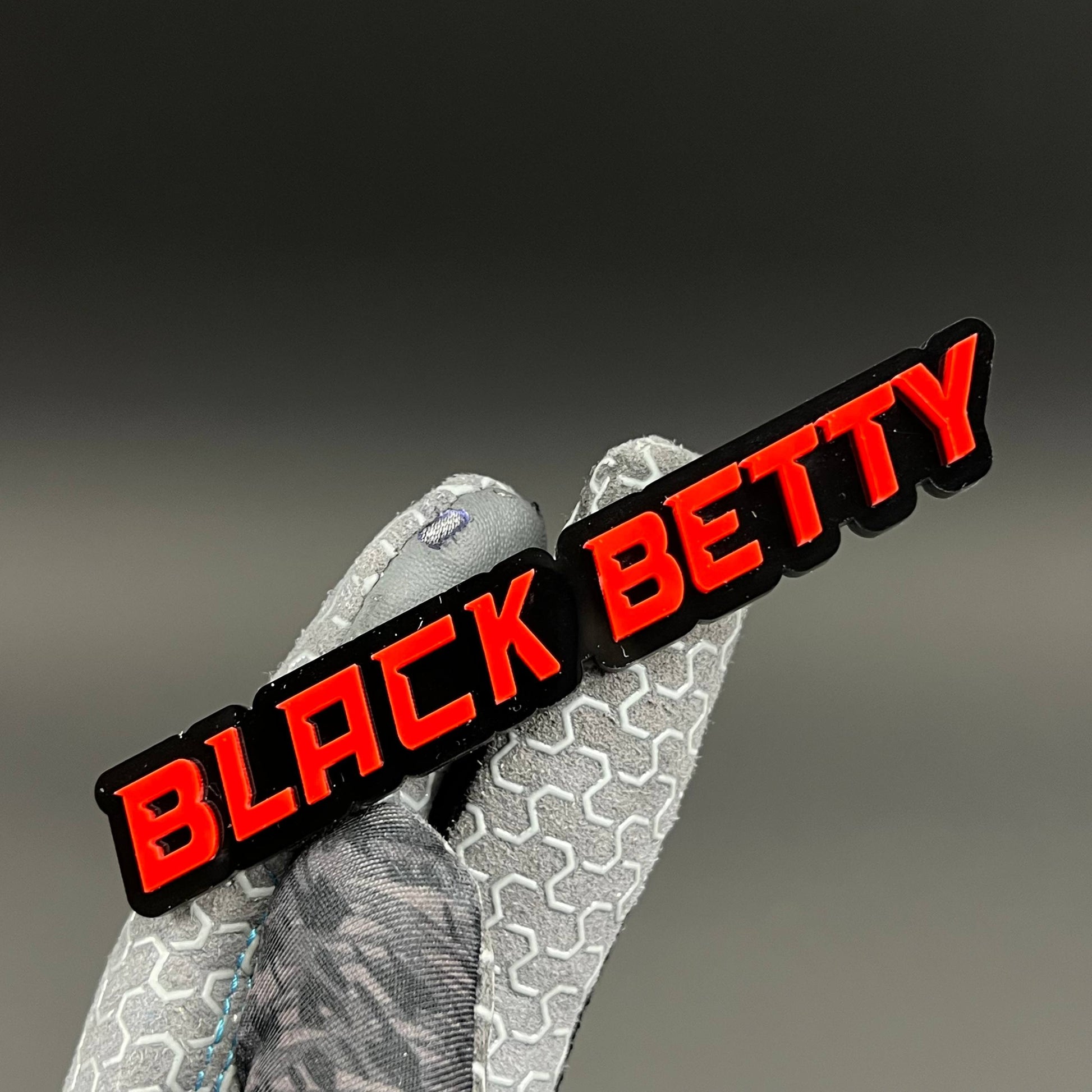 1PC BLACK BETTY 3D Acrylic Badge - Car Truck Emblem Fender Sticker