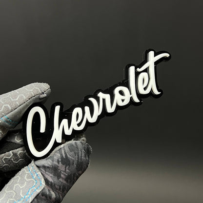 1PC Chevrolet 3D Acrylic Badge - Car Truck Emblem Fender Tailgate Trunk Sticker