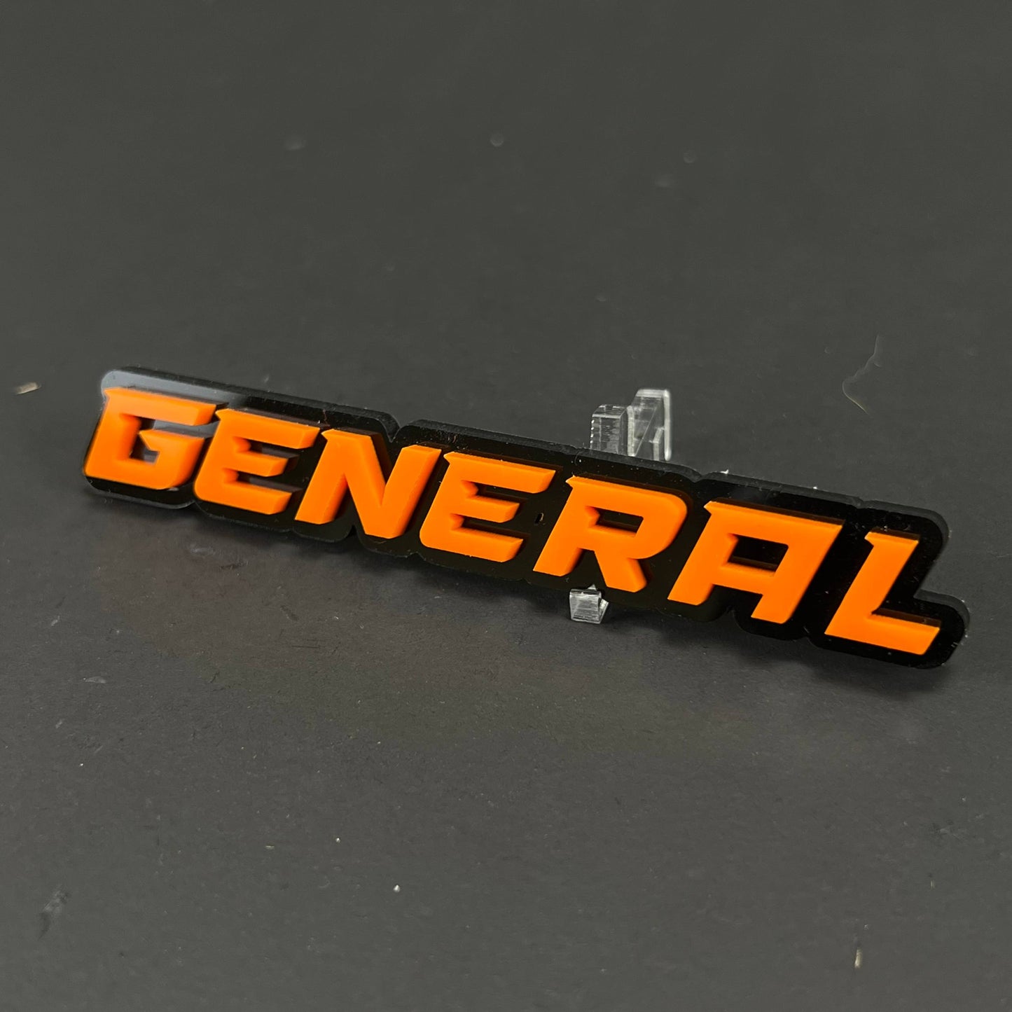 1PC GENERAL 3D Acrylic Badge - Car Truck Emblem Fender Tailgate Trunk Sticker