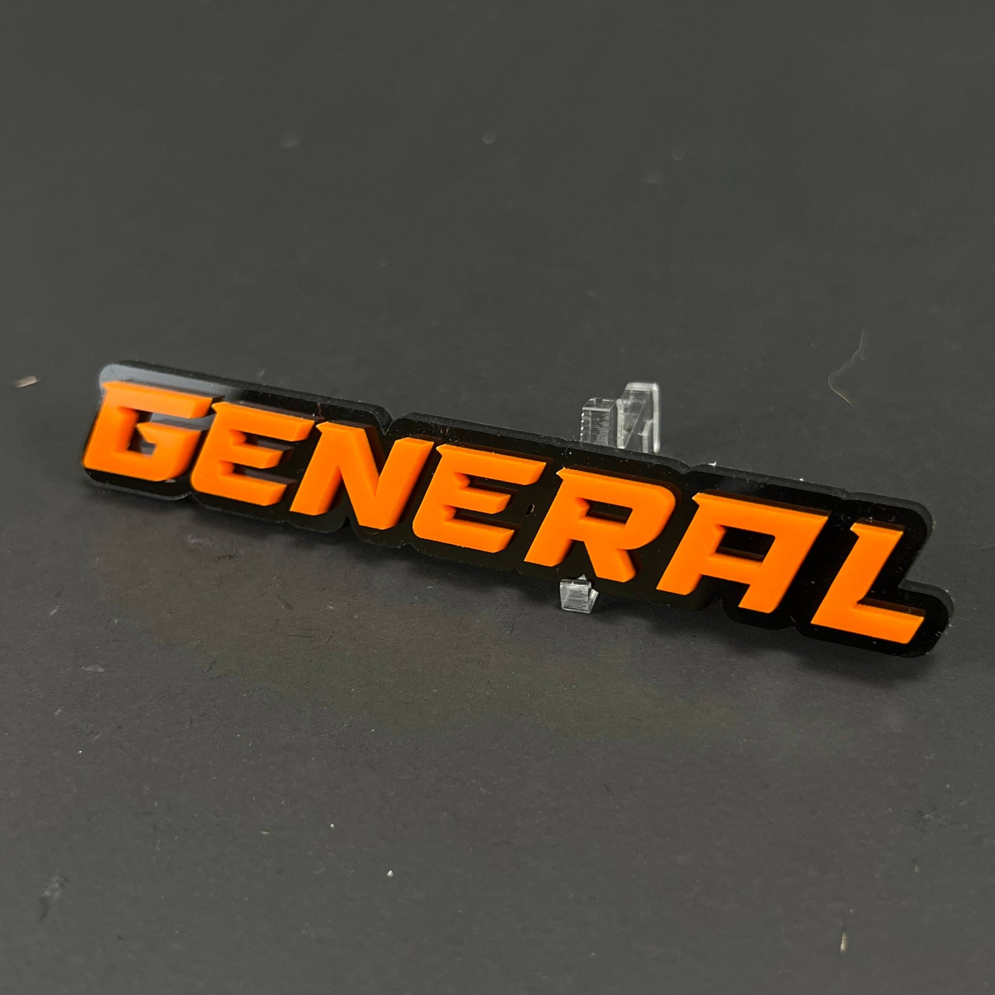 1PC GENERAL 3D Acrylic Badge - Car Truck Emblem Fender Tailgate Trunk Sticker
