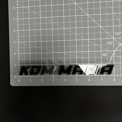 1PC KDM MAFIA 3D Acrylic Badge - Car Truck Emblem Fender Tailgate Trunk Sticker