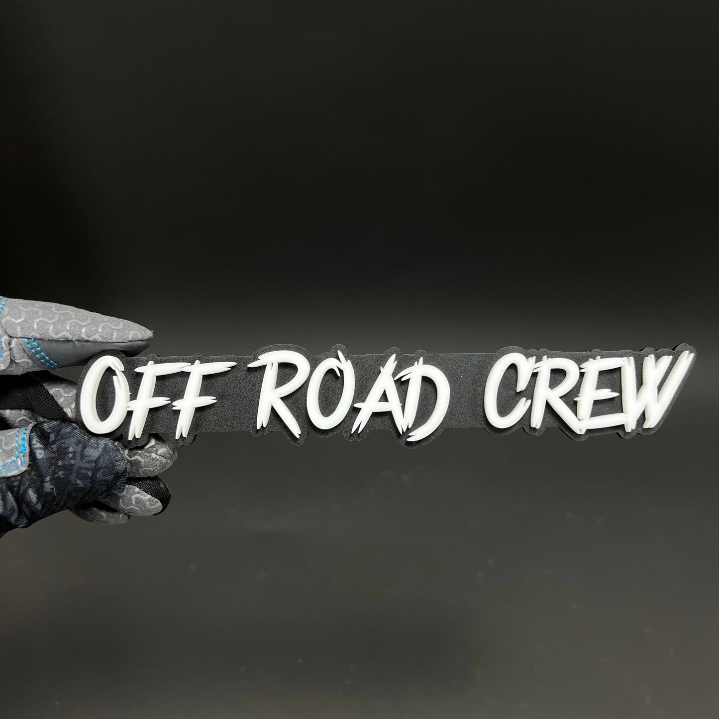 1PC OFF ROAD CREW 3D Acrylic Badge - Car Truck Emblem Fender Sticker