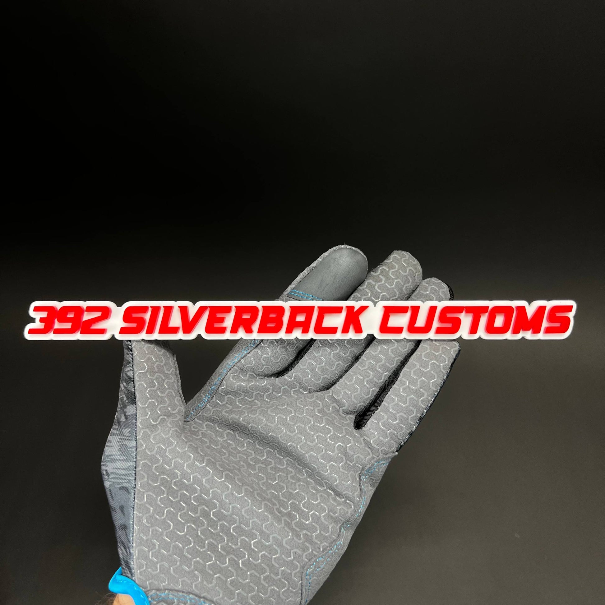 1PC 392 SILVERBACK CUSTOMS 3D Acrylic Badge - Car Truck Emblem Fender Sticker
