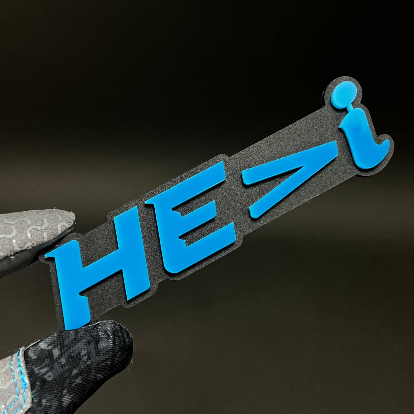 1PC HE>i 3D Acrylic Badge - Car Truck Emblem Fender Tailgate Trunk Sticker