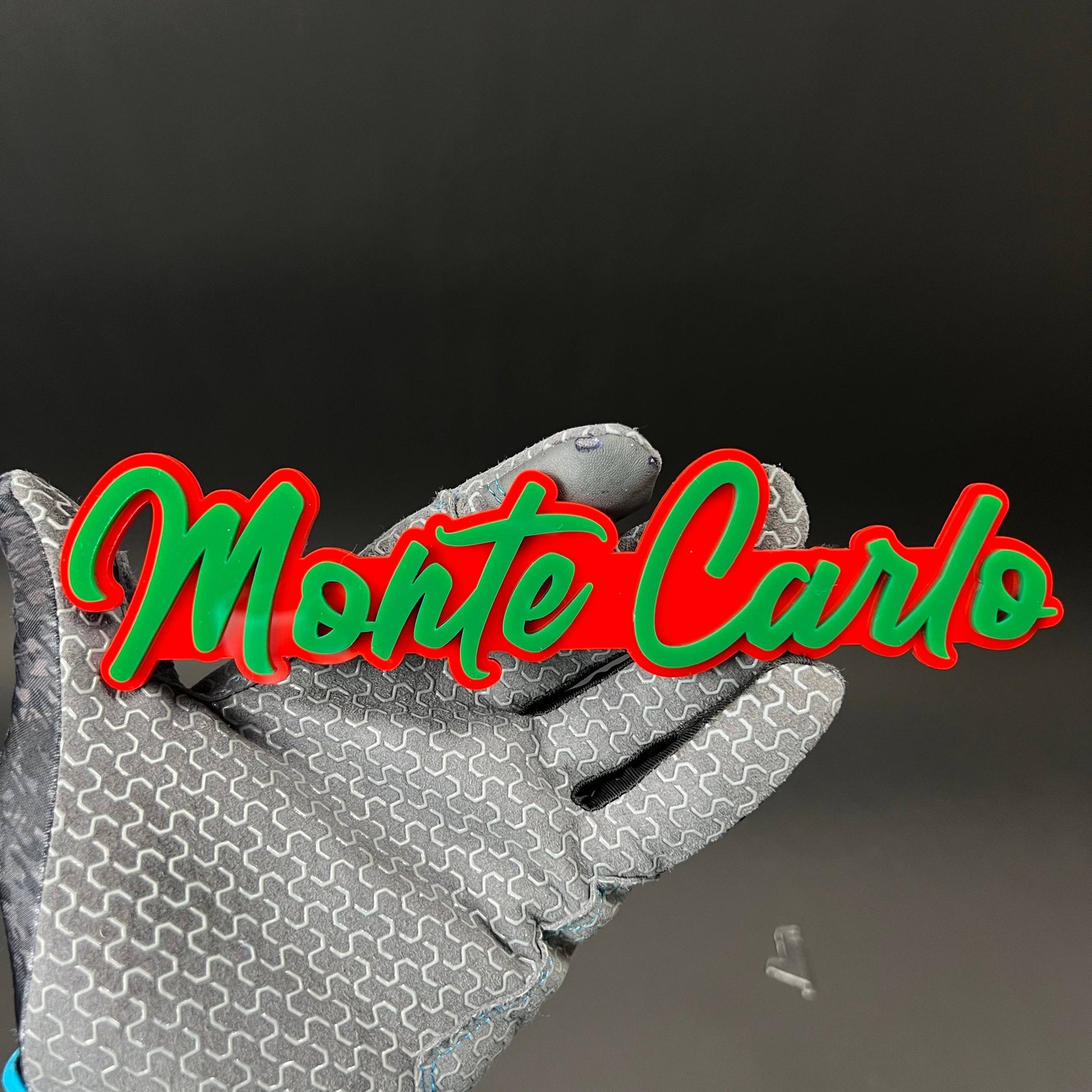 1PC Monte Carlo 3D Acrylic Badge - Car Truck Emblem Fender Sticker