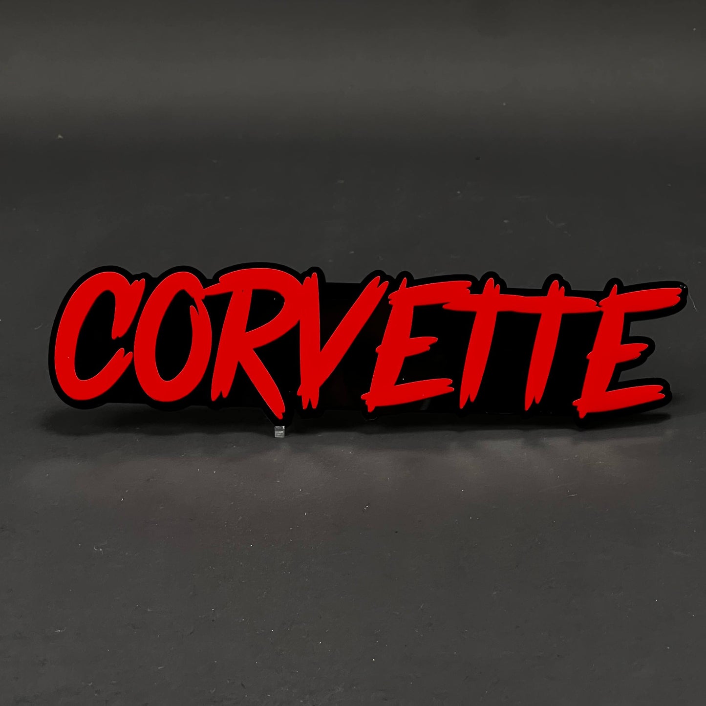 1PC CORVETTE 3D Acrylic Badge - Car Truck Emblem Fender Tailgate Trunk Sticker