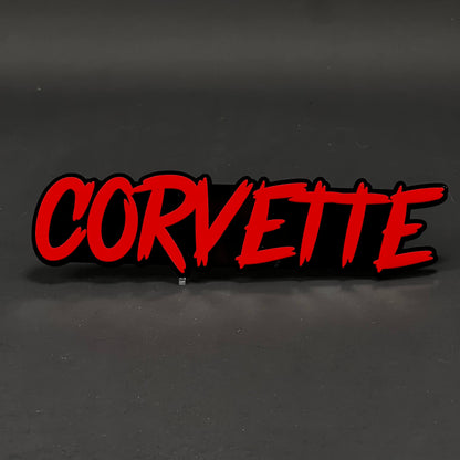 1PC CORVETTE 3D Acrylic Badge - Car Truck Emblem Fender Tailgate Trunk Sticker