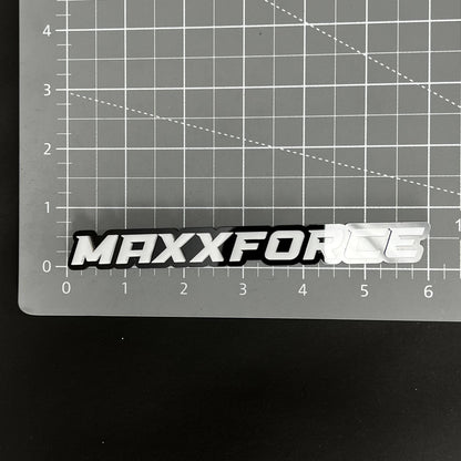 1PC MAXXFORCE 3D Acrylic Badge - Car Truck Emblem Fender Tailgate Trunk Sticker