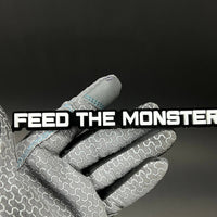 1PC FEED THE MONSTER 3D Acrylic Badge - Car Truck Emblem Fender Sticker