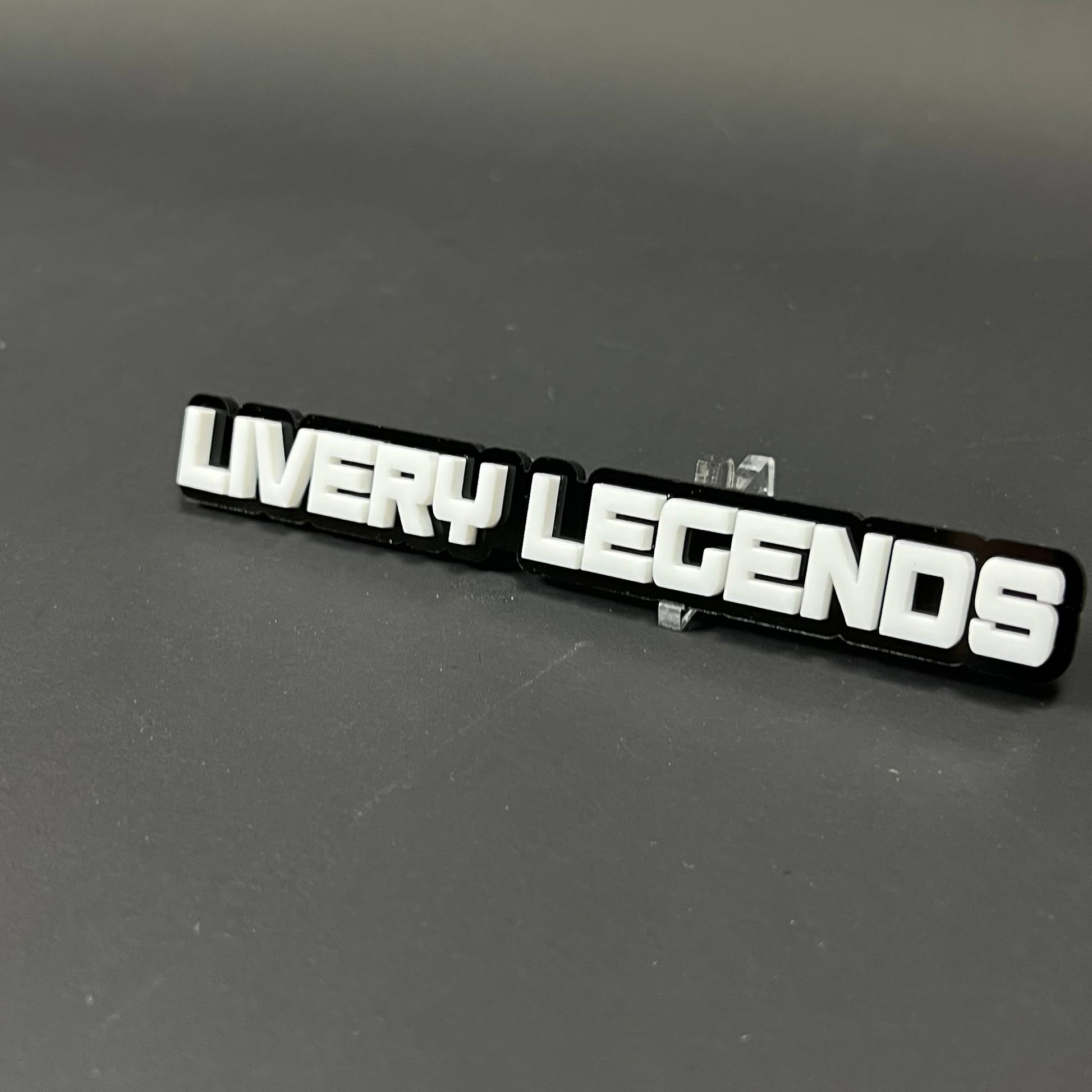 1PC LIVERY LEGENDS 3D Acrylic Badge - Car Truck Emblem Fender Sticker