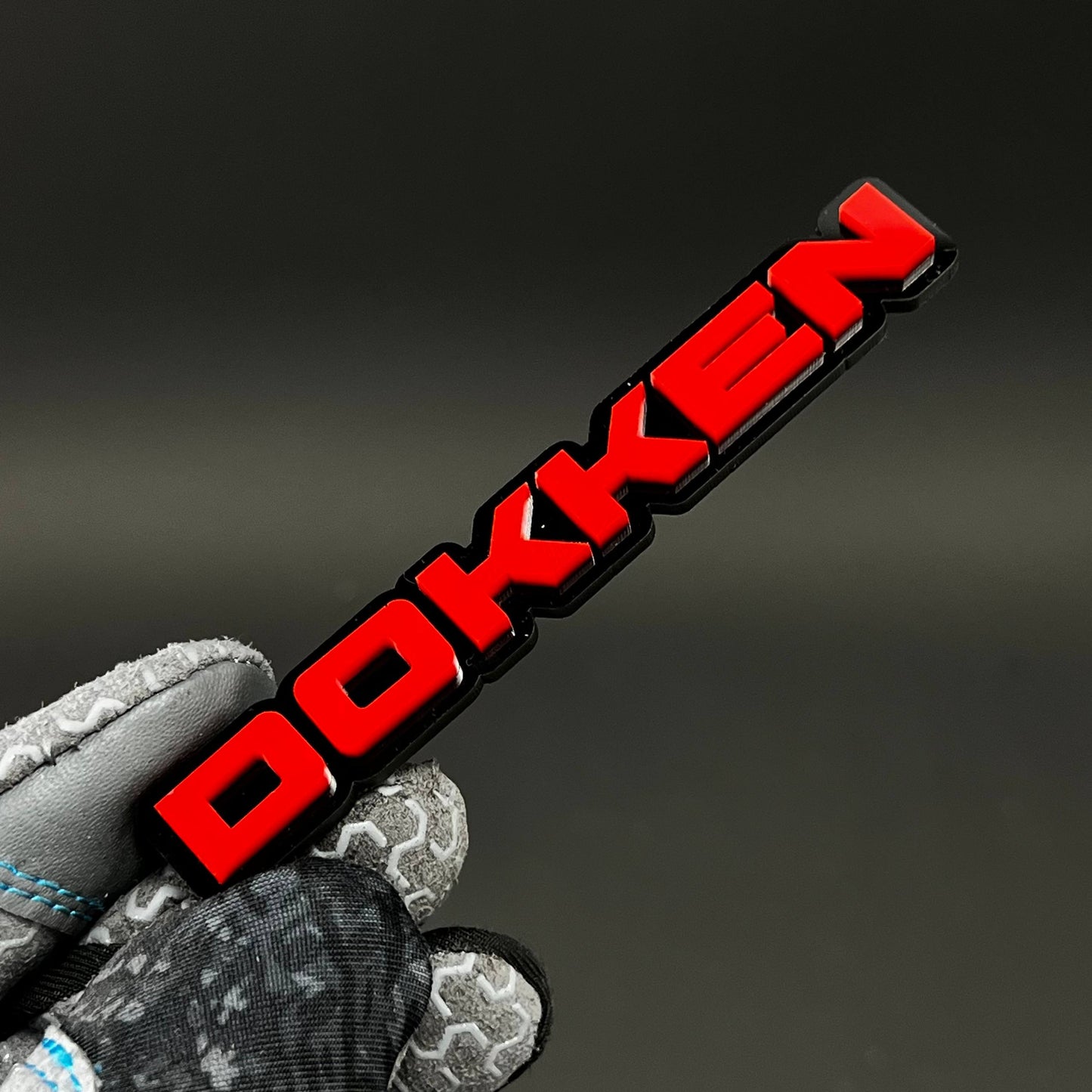 1PC Dokken 3D Acrylic Badge - Car Truck Emblem Fender Tailgate Trunk Sticker