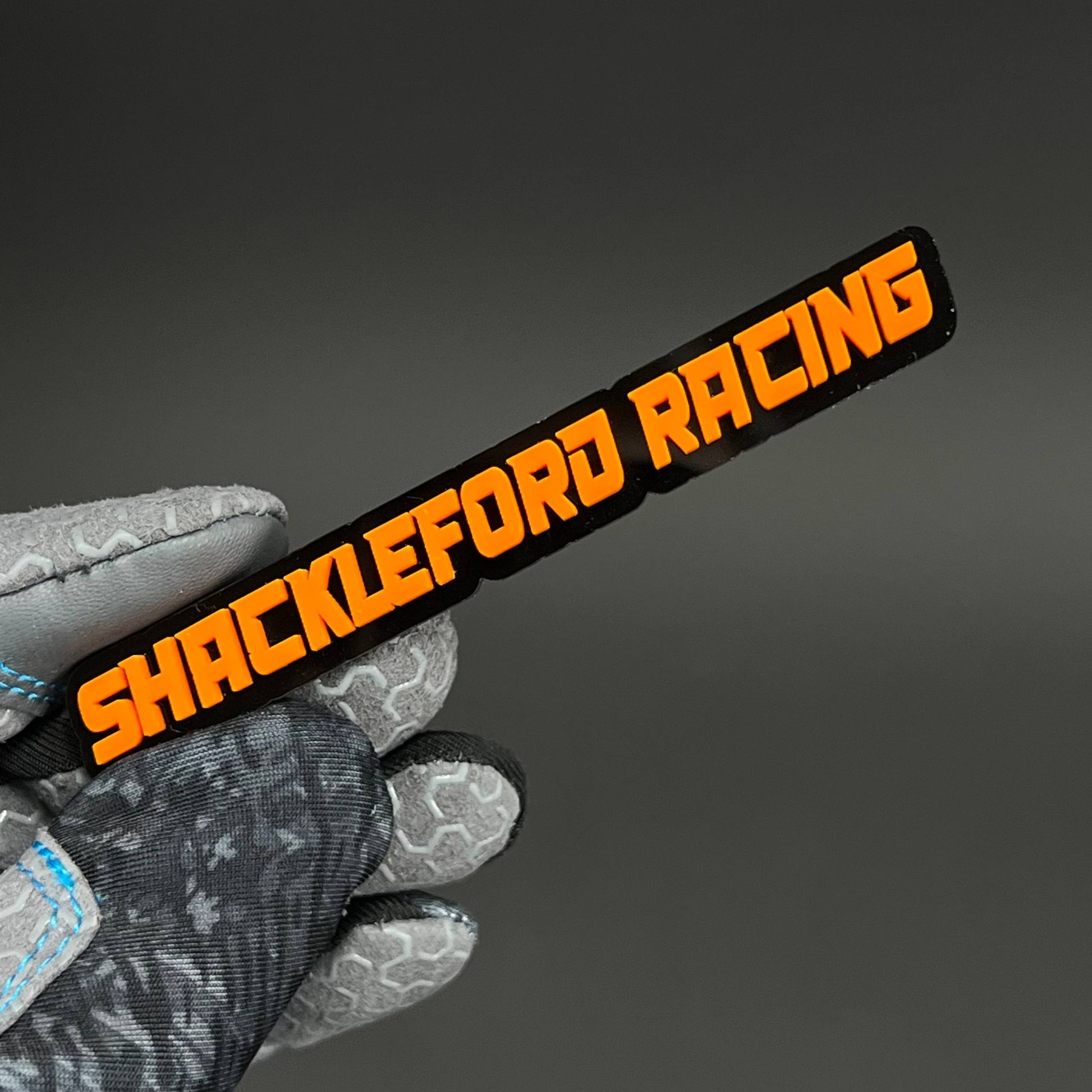 1PC SHACKLEFORD RACING 3D Acrylic Badge - Car Truck Emblem Fender Sticker