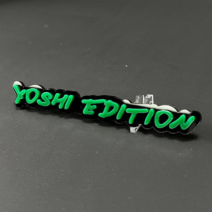 1PC YOSHI EDITION 3D Acrylic Badge - Car Truck Emblem Fender Sticker