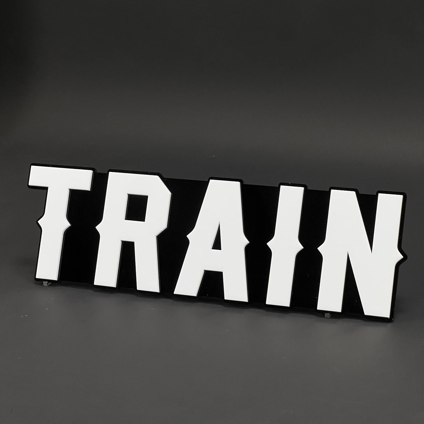 1PC TRAIN 3D Acrylic Badge - Car Truck Emblem Fender Tailgate Trunk Sticker