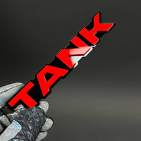1PC TANK 3D Acrylic Badge - Car Truck Emblem Fender Tailgate Trunk Sticker