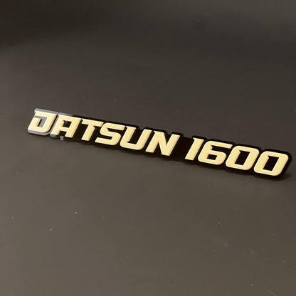 1PC DATSUN 1600 3D Acrylic Badge - Car Truck Emblem Fender Sticker