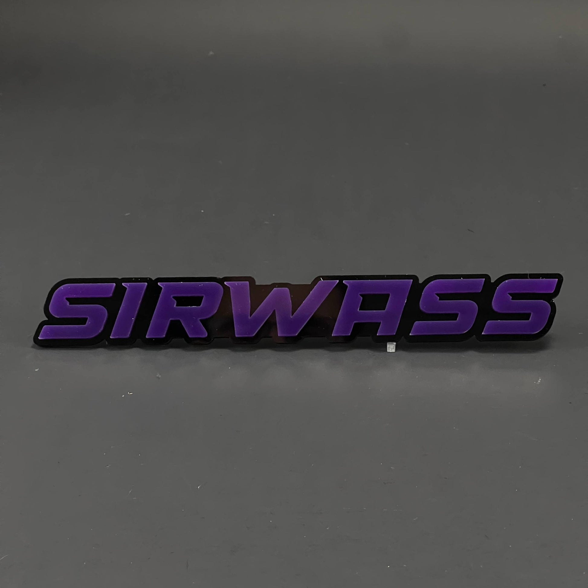 1PC SIRWASS 3D Acrylic Badge - Car Truck Emblem Fender Tailgate Trunk Sticker