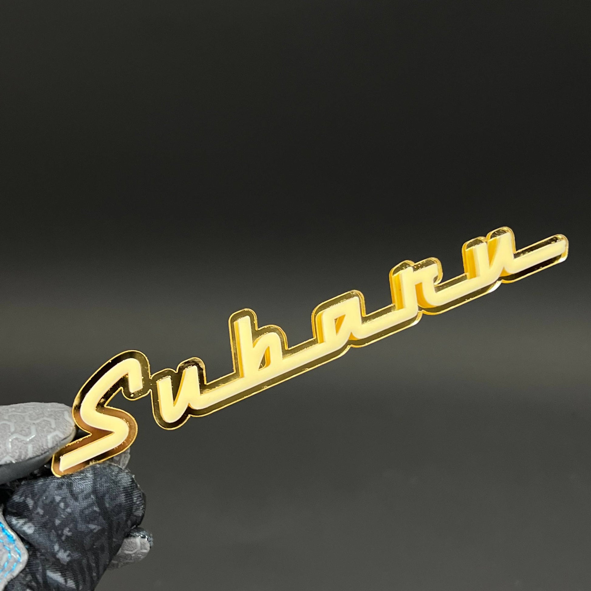 1PC Subaru 3D Acrylic Badge - Car Truck Emblem Fender Tailgate Trunk Sticker